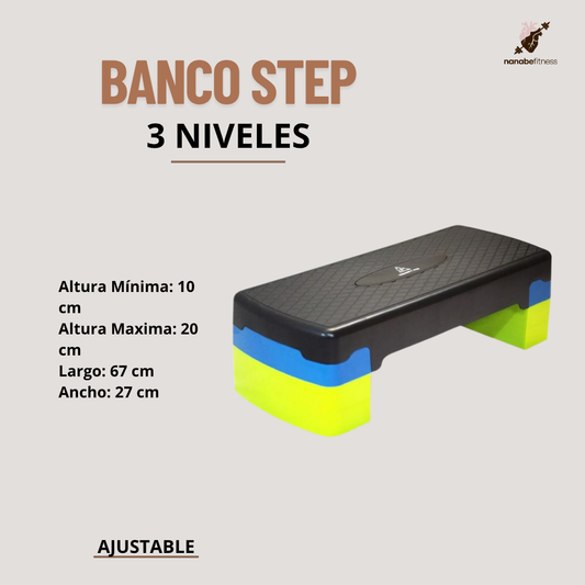 BANCO STEP 3 NIVELES