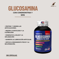 GLUCOSAMINA CON CONDRONITINA Y MSN