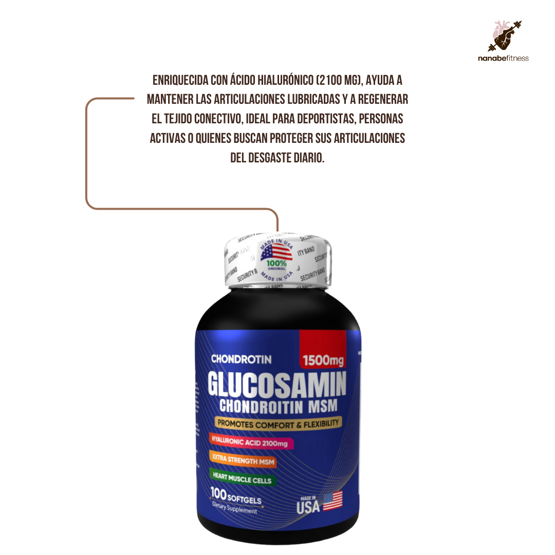 GLUCOSAMINA CON CONDRONITINA Y MSN