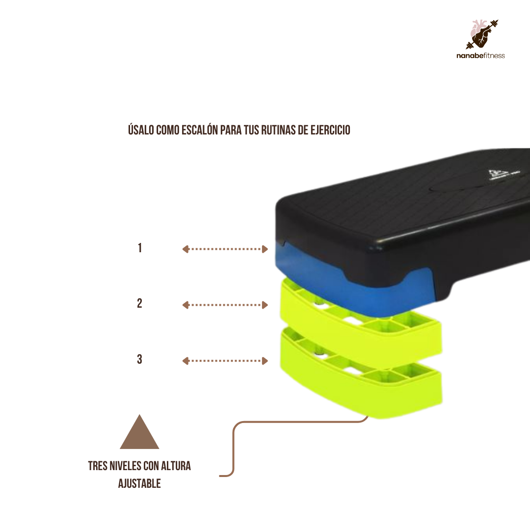 BANCO STEP 3 NIVELES